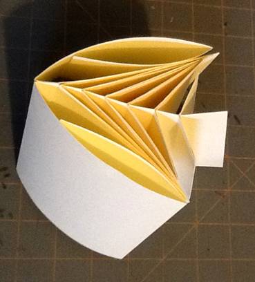 Fish Bone Book Structure, Patricia C. Coleman